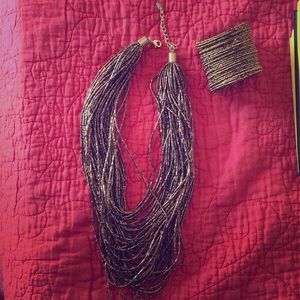 Neclace and matching bracelete